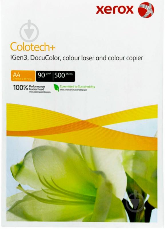 Папір для друку XEROX Colotech+ A4, 90 г/м2, 500 арк., білий